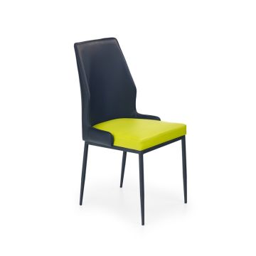 Metalinė kėdė K199, 43/48/92 cm, juoda
