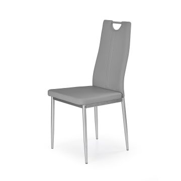 Metalinė kėdė K202, 44/59/97/48 cm, pilka