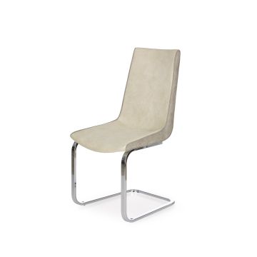 Metalinė kėdė K232, 45/59/97/50 cm, pilka