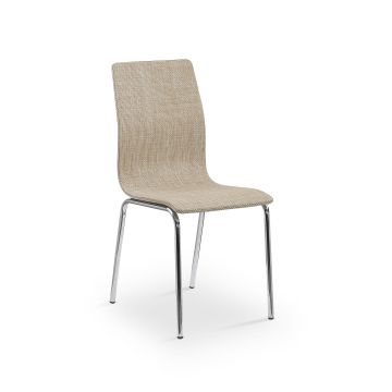 Metalinė kėdė K235, 39/51/88/45 cm, smėlio