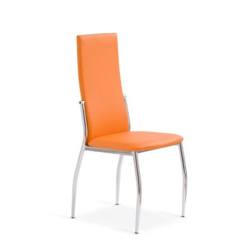 Metalinė kėdė K3, 44/49/98 cm, oranžinė