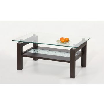 Kavos staliukas MARTINA, 100/65/46 cm, ruda