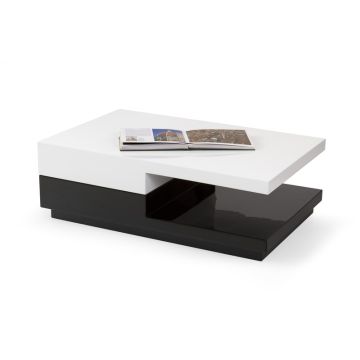 Kavos staliukas MONTANA, 100/65/33 cm, balta