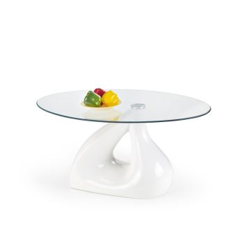 Kavos staliukas SANDRA, 100/70/40 cm, balta