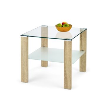 Kavos staliukas SIMPLE, 60/60/55 cm, medis