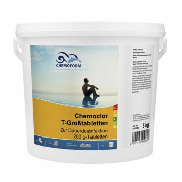 Lėto tirpimo chloro tabletės Chemoform 5kg, po 200gr 505005