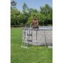 4.27m x 2.50m x 1.00m Bestway ovalus karkasinis lauko baseinas Power Steel Swim Vista 56714