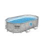 4.27m x 2.50m x 1.00m Bestway ovalus karkasinis lauko baseinas Power Steel Swim Vista 56714