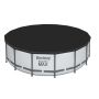 4.88m x 1.22m Bestway apvalus karkasinis lauko baseinas Steel Pro MAX, pilkas 5612Z