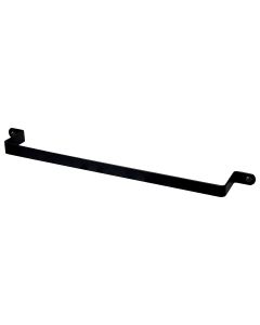 Haceka Ixi viengubas rankšluosčio laikiklis, matinė juoda 34cm