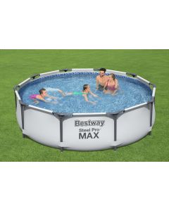3.05m x 76cm Bestway apvalus karkasinis lauko baseinas STEEL PRO™