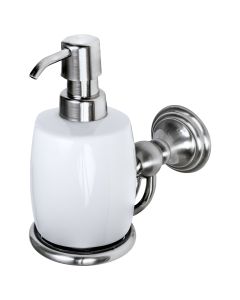 Haceka Allure porcelianinis skysto muilo dozatorius, matinio chromo