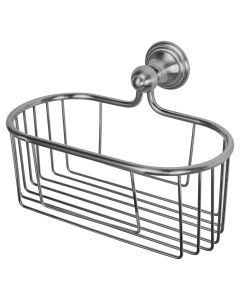 Haceka Allure dušo reikmenų metalinis krepšelis, matinio chromo