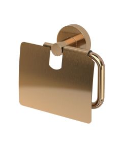 Haceka Kosmos WC popieriaus laikiklis su dangteliu, braižyto vario spalvos