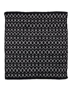 Vonios kilimėlis Sealskin Bathmat, 60x60 cm, juoda/balta