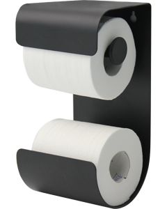 Tualetinio popieriaus laikiklis Sealskin Brix, juodas, pakabinamas