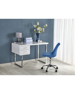 Biuro stalas B30, 120/55/76 cm, balta