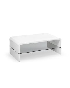 Kavos staliukas CLAUDIA, 110/60/41 cm, balta