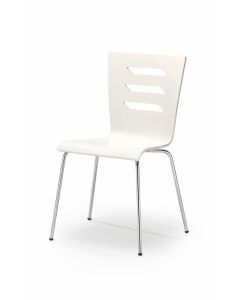 Metalinė kėdė K155, 43/47/85 cm, balta