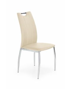 Metalinė kėdė K187, 44/41/97 cm, smėlio