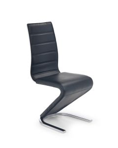 Metalinė kėdė K194, 45/58/99 cm, juoda