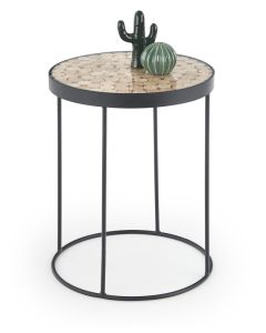 Kavos staliukas NATURO, 47/61 cm, juoda